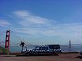 Dazzle Hearse and I at the Golden Gate 2